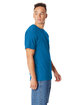 Hanes Unisex Beefy-T T-Shirt sapphire ppr hth ModelSide