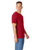 Hanes Unisex Beefy-T T-Shirt red pepper hthr ModelSide