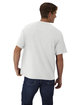 Hanes Unisex Retro Beefy T-Shirt white ModelBack