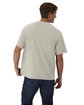 Hanes Unisex Retro Beefy T-Shirt sand ModelBack