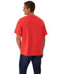 Hanes Unisex Retro Beefy T-Shirt poppy red ModelBack