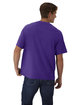 Hanes Unisex Retro Beefy T-Shirt athletic purple ModelBack