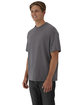 Hanes Unisex Retro Beefy T-Shirt smoke gray ModelQrt