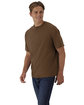 Hanes Unisex Retro Beefy T-Shirt army brown ModelQrt