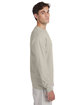 Hanes Adult Long-Sleeve Beefy-T natural ModelSide