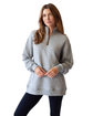 chicka-d Ladies' Quilted Q-Zip Pullover  