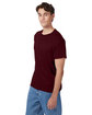Hanes Men's Authentic-T T-Shirt maroon ModelQrt