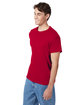 Hanes Men's Authentic-T T-Shirt deep red ModelQrt