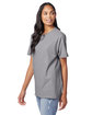 Hanes Men's Authentic-T T-Shirt oxford gray ModelQrt