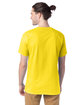 Hanes Adult Essential Short Sleeve T-Shirt athletic yellow ModelBack