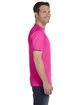 Hanes Adult Essential Short Sleeve T-Shirt wow pink ModelSide
