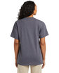 Hanes Unisex Essential Pocket T-Shirt charcoal heather ModelBack