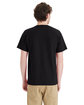 Hanes Unisex Essential Pocket T-Shirt black ModelBack