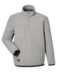 Dri Duck Men's Keystone Quilted Pullover grey OFFront