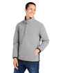 Dri Duck Men's Keystone Quilted Pullover grey ModelQrt