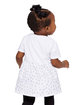 Rabbit Skins Infant Fine Jersey Dress white/ wht spot ModelBack