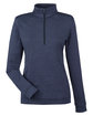 Puma Golf Ladies' Cloudspun Rockaway Quarter-Zip navy blazer OFFront