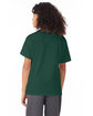Hanes Youth T-Shirt deep forest ModelBack