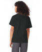 Hanes Youth T-Shirt black ModelBack