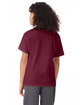 Hanes Youth T-Shirt maroon ModelBack