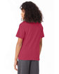 Hanes Youth T-Shirt heather red ModelBack