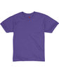 Hanes Youth T-Shirt purple FlatFront