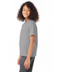 Hanes Youth T-Shirt oxford gray ModelQrt