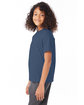 Hanes Youth T-Shirt heather navy ModelQrt