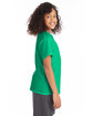 Hanes Youth T-Shirt kelly green ModelSide