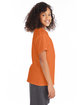 Hanes Youth T-Shirt safety orange ModelSide
