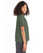Hanes Youth T-Shirt heather green ModelSide
