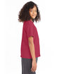 Hanes Youth T-Shirt heather red ModelSide