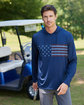 Puma Golf Men's Volition Striped Hooded Pullover  Lifestyle