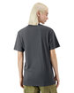 American Apparel Unisex Sueded T-Shirt sueded asphalt ModelBack