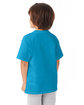 Hanes Youth Authentic-T T-Shirt teal ModelBack
