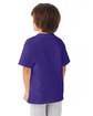 Hanes Youth Authentic-T T-Shirt purple ModelBack