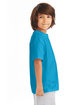 Hanes Youth Authentic-T T-Shirt teal ModelSide