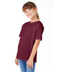 Hanes Youth Essential-T T-Shirt maroon ModelQrt