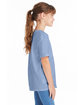 Hanes Youth Essential-T T-Shirt light blue ModelSide
