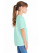 Hanes Youth Essential-T T-Shirt clean mint ModelSide