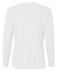 C2 Sport Ladies' Performance Long Sleeve T-Shirt white ModelBack