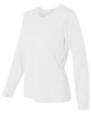 C2 Sport Ladies' Performance Long Sleeve T-Shirt white ModelSide