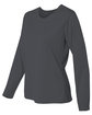 C2 Sport Ladies' Performance Long Sleeve T-Shirt graphite ModelSide