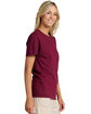 Jerzees Unisex Premium T-Shirt maroon ModelSide