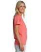 Jerzees Unisex Premium T-Shirt sunset coral ModelSide