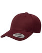 YP Classics Premium Snapback Cap maroon ModelSide