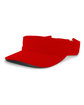 Pacific Headwear M2 Performance Visor red ModelQrt