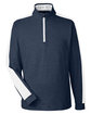 Puma Golf Men's Cloudspun Quarter-Zip nvy blz h/ br wh OFFront