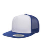 YP Classics Adult Trucker with White Front Panel Cap royal/ wht/ royl ModelQrt