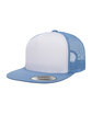 YP Classics Adult Trucker with White Front Panel Cap c bl/ wht/ c blu ModelQrt